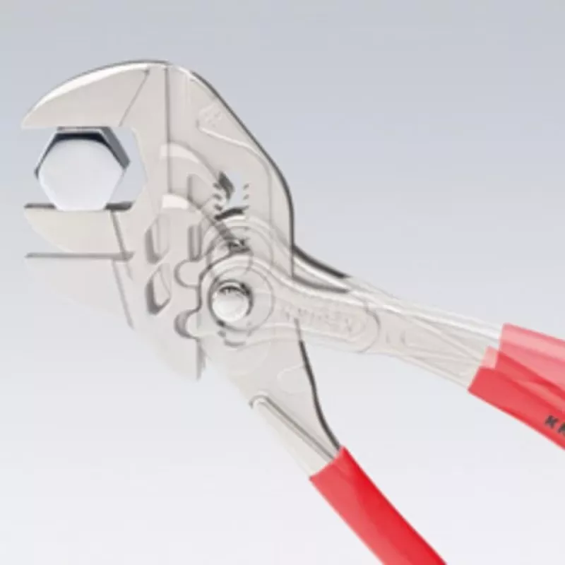 Knipex pliers key 250 nickel PVC polished jaws