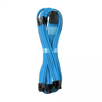 CableMod C-Series PRO ModMesh 12VHPWR to 3x PCI-e Cable for Corsair - 60cm, light blue