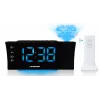 Blaupunkt CRP81USB Clock Radio with Projection and USB Charging, Black