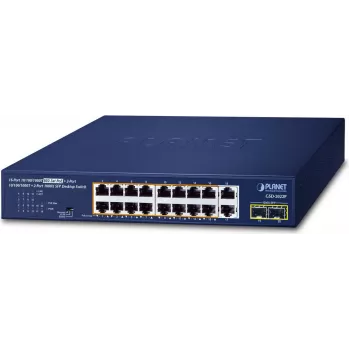 Unmanaged Switch PLANET GSD-2022P 16-Port 10/100/1000T PoE
