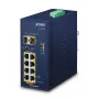 Unmanaged Switch PLANET IP30 Ind 8-P 10/100/1000T