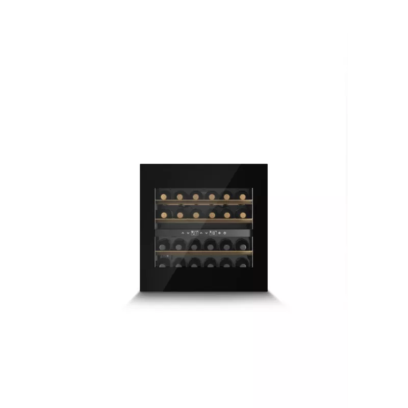 Built-in wine cooler Caso WineDeluxe WD 24 — 24-bottle capacity, F energy class, black