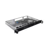Lanberg SC01-3001-10B 1U Rackmount Server Chassis for Mini-ITX, Black, 4x 40mm Fans