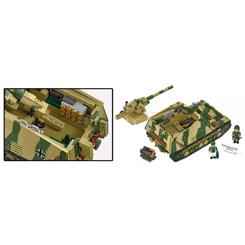 Construction set Cobi Panzehaubitze Hummel 1118 pieces model kit