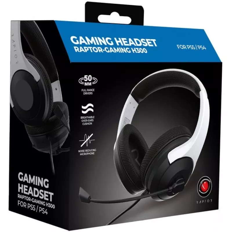 Raptor Headset Playstation 5 H300 White 3.5 jack
