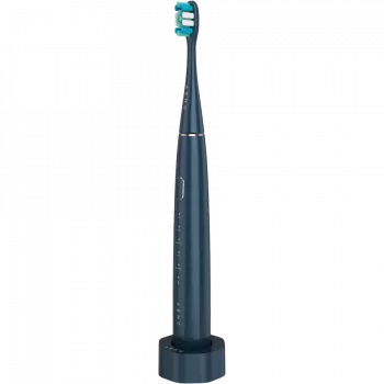 Wireless Tooth Brush, Navy Blue, 3 Brush Heads, 1400mAh, Function: Soft, Clean, Massage, White, Sweep