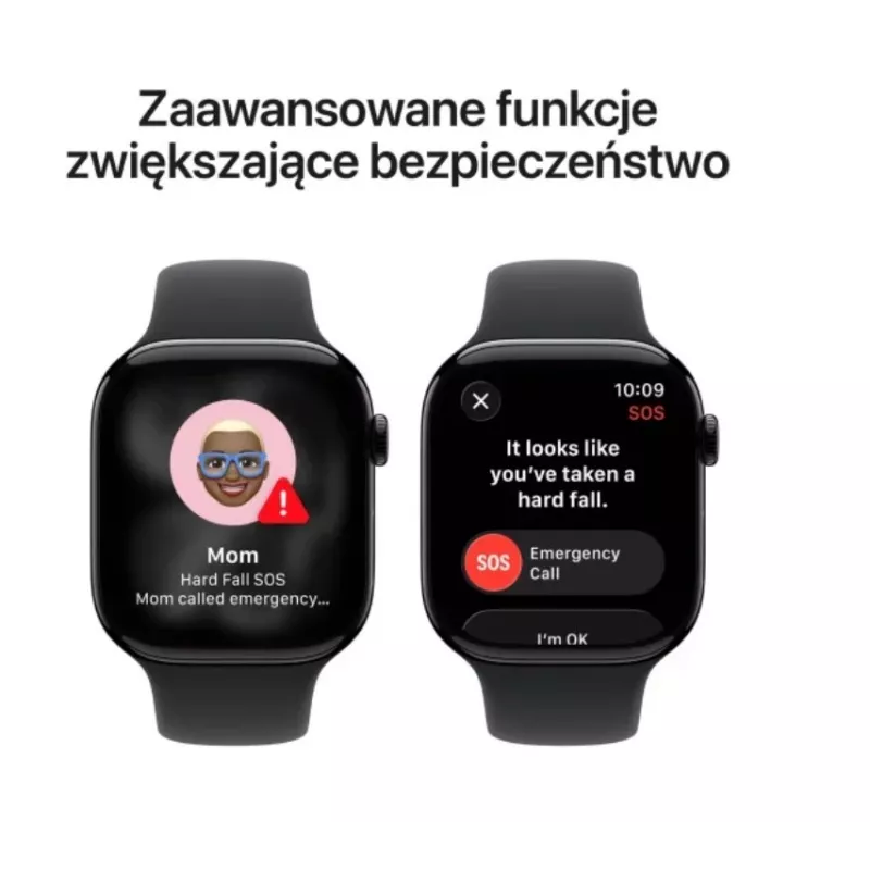Watch Series 11 GPS 46mm Jet Black Aluminium Case with Black Sport Band - S/M