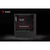 PC Cube Case SAVIO Noctis Glass RGB — Black, ATX/Micro-ATX, 210×410×450 mm, 3×120 mm front fans