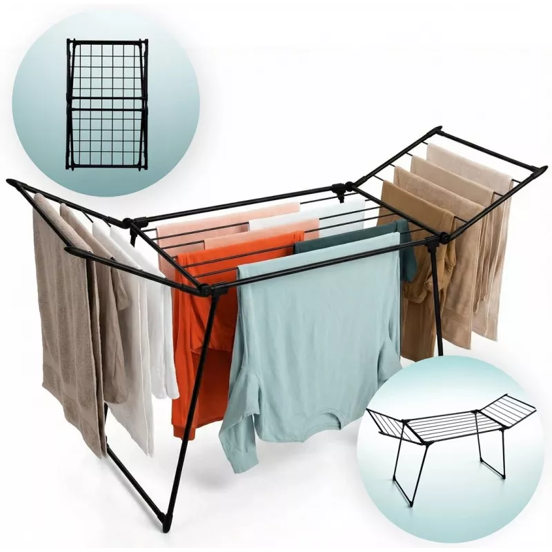 PROMIS SCOPELLO clothes dryer, extendable, black