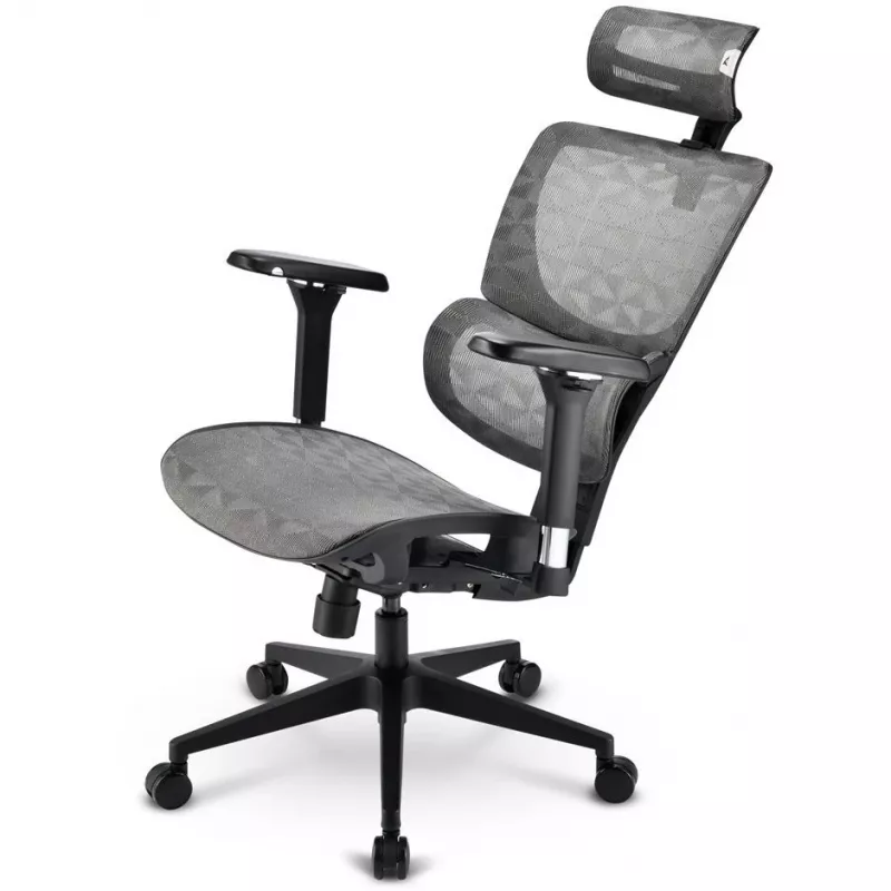 Office chair Sharkoon OfficePal C40M Mesh seat Meshed backrest, Grey, max 150 kg