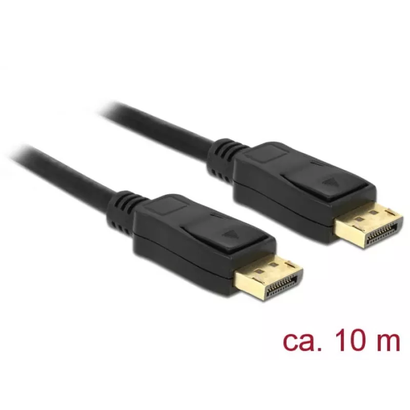DisplayPort cable DeLOCK 84862 10 m Black