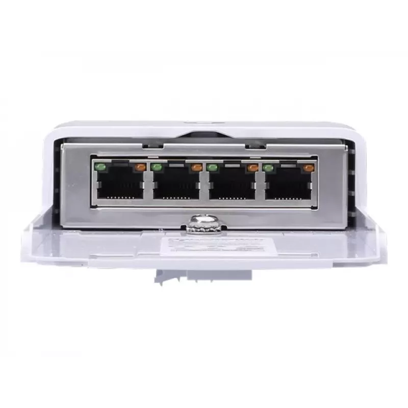 Switch UBIQUITI NanoSwitch Gigabit Ethernet PoE, 4x Gigabit RJ-45, 4x PoE ports, 36W budget, 24V DC