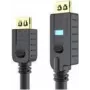 PureLink OneAV PI2010-150 - HDMI-Kabel mit Ethernet - HDMI männlich zu HDMI männlich - 15 m - Dreifachisolierung - Schwarz - rund, aktiv (PI2010-150)