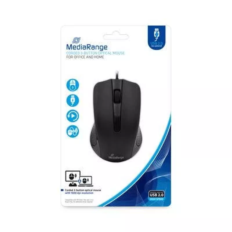 Mouse MediaRange MROS210 USB Type-A Optical