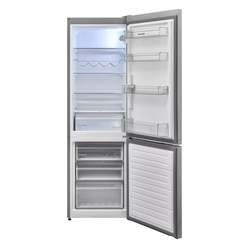 Sharp SJ-FBB04DTXSE fridge-freezer Freestanding 268 L Silver