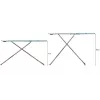 Full-size ironing board Vileda 4023103218932 — full-size, stainless steel legs, 1200×380 mm board, height 75–96 cm, foldable, iron holder