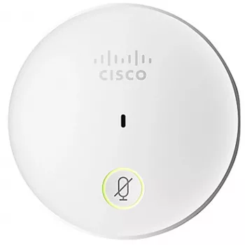 Table Microphone Cisco CS-MIC-TABLE-J — wired IP phone microphone, 80–20,000 Hz, 4-pin Hirose, white