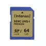 Memory Card Intenso 64GB SDXC UHS-I Class 10 3421490