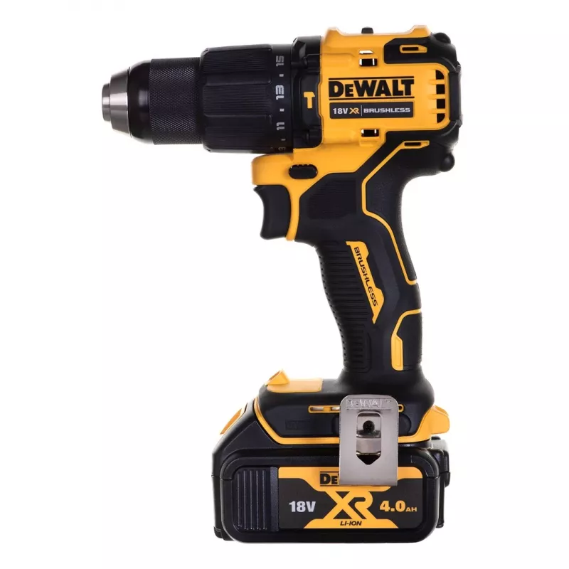 Cordless power tool combo kit DeWalt DCK2062M2T — 18V, DCD709 drill + DCF809 1/4 inch impact driver, 2×4.0Ah batteries, TSTAK II case