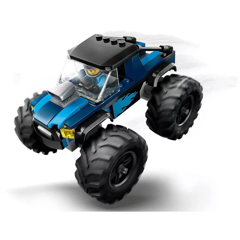Construction toy LEGO City 60402 Blue Monster Truck with large tires, 148 pieces, 1 minifigure, age 5+