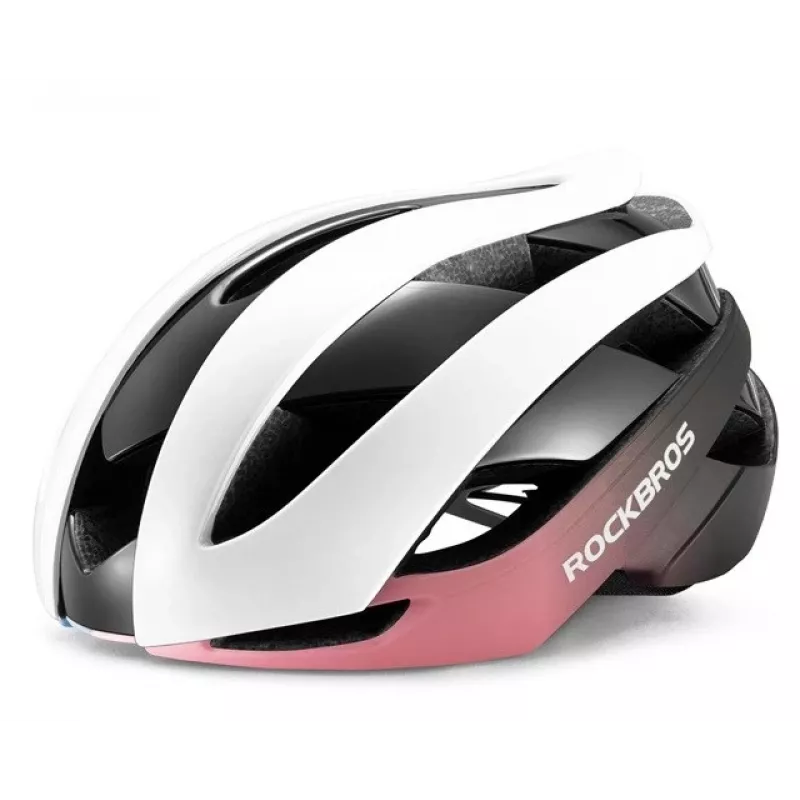 ROCKBROS Adjustable cycling helmet M 55-58 cm Blue-Pink