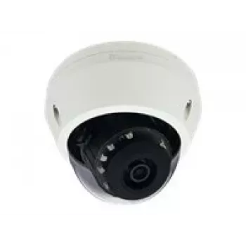 LevelOne HUBBLE Fixed Dome IP Network Camera, H.265, 5-Megapixel, 802.3af PoE, IR LEDs, Indoor/Outdoor, Vandalproof