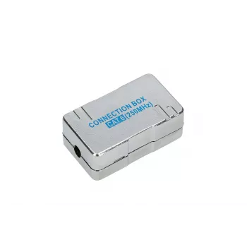 Extralink CAT6 STP Junction Box, Barrel Connector, Silver