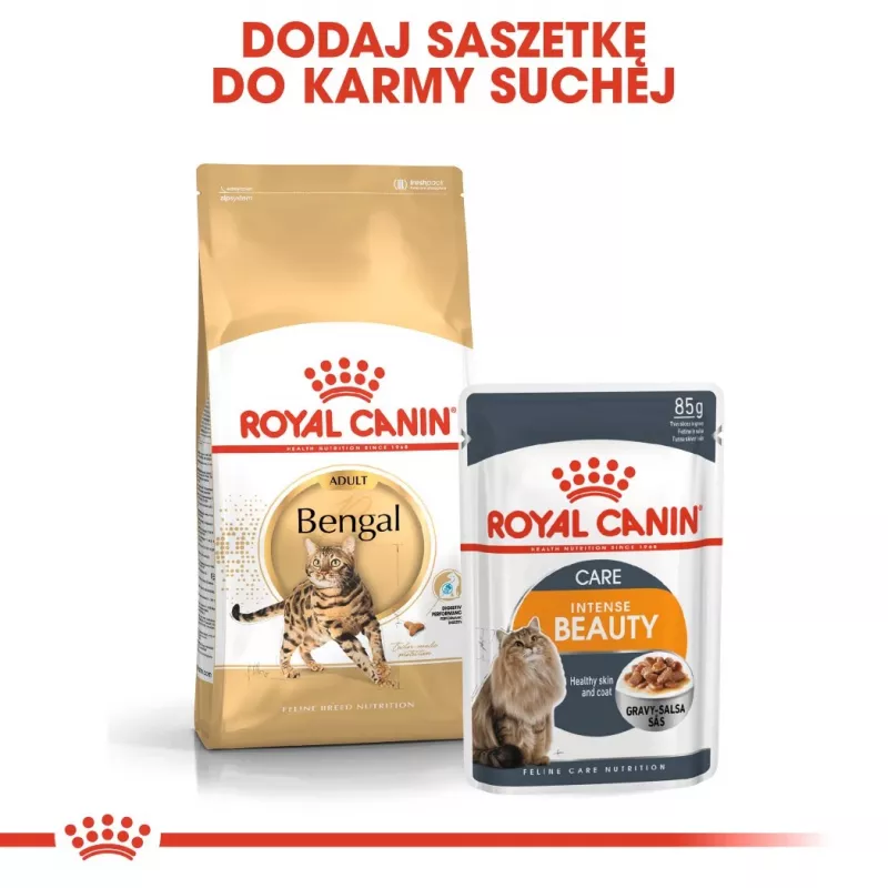 Royal Canin Bengal Adult Dry Cat Food, 2 kg, Poultry & Vegetable