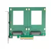 Internal U.2 Adapter DeLOCK 90162 PCIe Host Interface LED Indicators