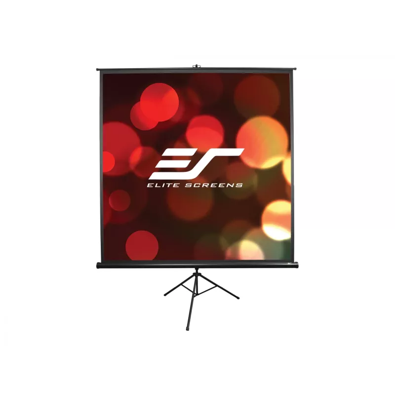 Elite Screens | Tripod/Portable Pull Up Projector Screen | T92UWH | Diagonal 92 inch | 16:9 | Viewable screen width (W) 203.2 cm | Black