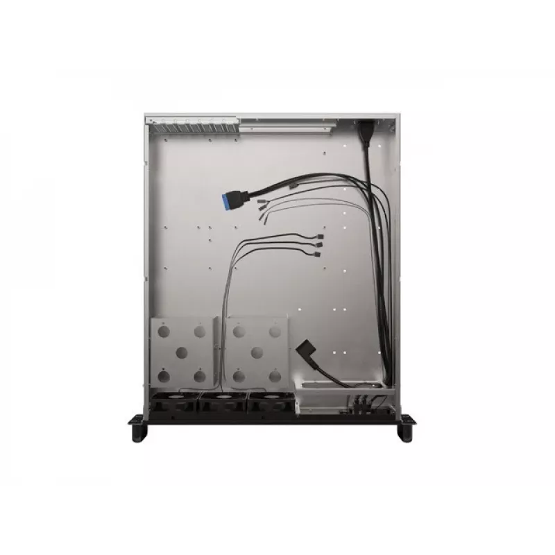 Rack Chassis Lanberg SC01-5202-12B 2U Black 3 Fans HDD+SSD