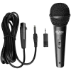 Microphone SVEN MK-110 (wired, dynamic, metal, cable 4.0m, 6.3 / 3.5 mm jack, black)