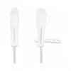 DeLOCK Dust Cover for USB Type-C male and Apple Lightning male set 2 pieces white