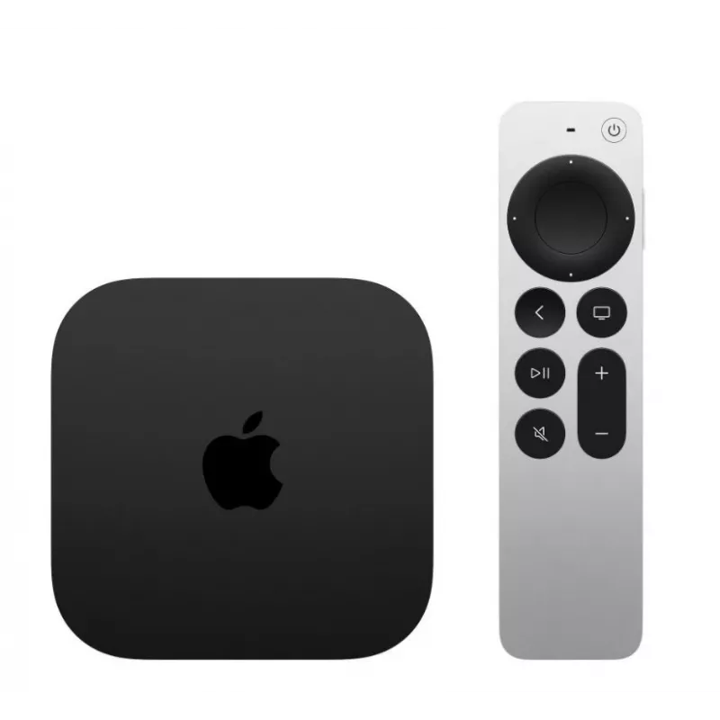 Apple TV 4K Black Silver 4K Ultra HD 64 GB Wi-Fi A15