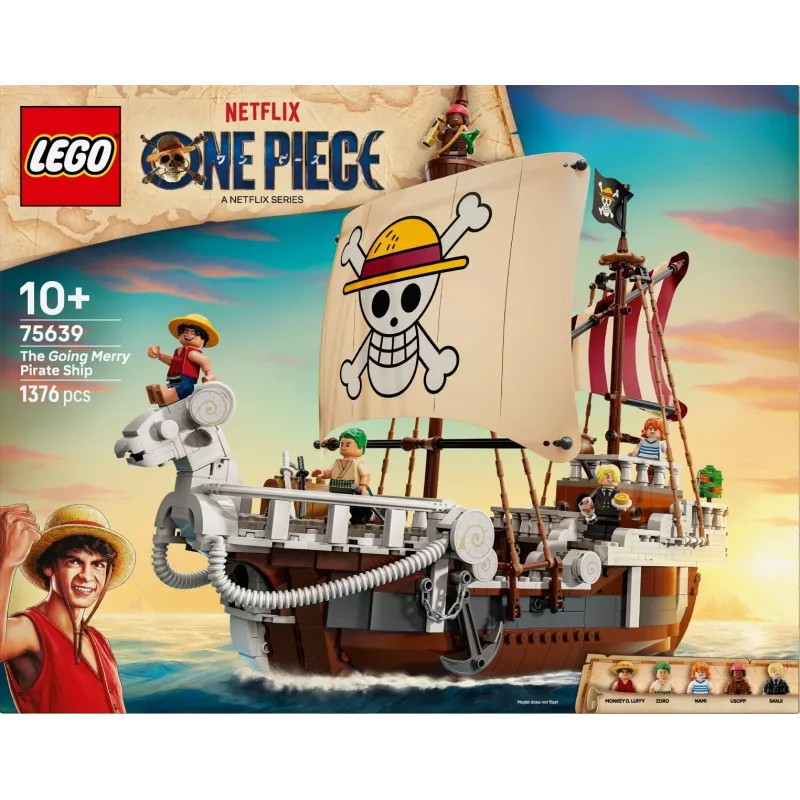 LEGO set The Going Merry Pirate Ship 75639 — One Piece brick model