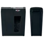 Paper shredder REXEL Secure X8 — cross-cut P-4, 4x40 mm, 8-sheet capacity, 14 L bin, black