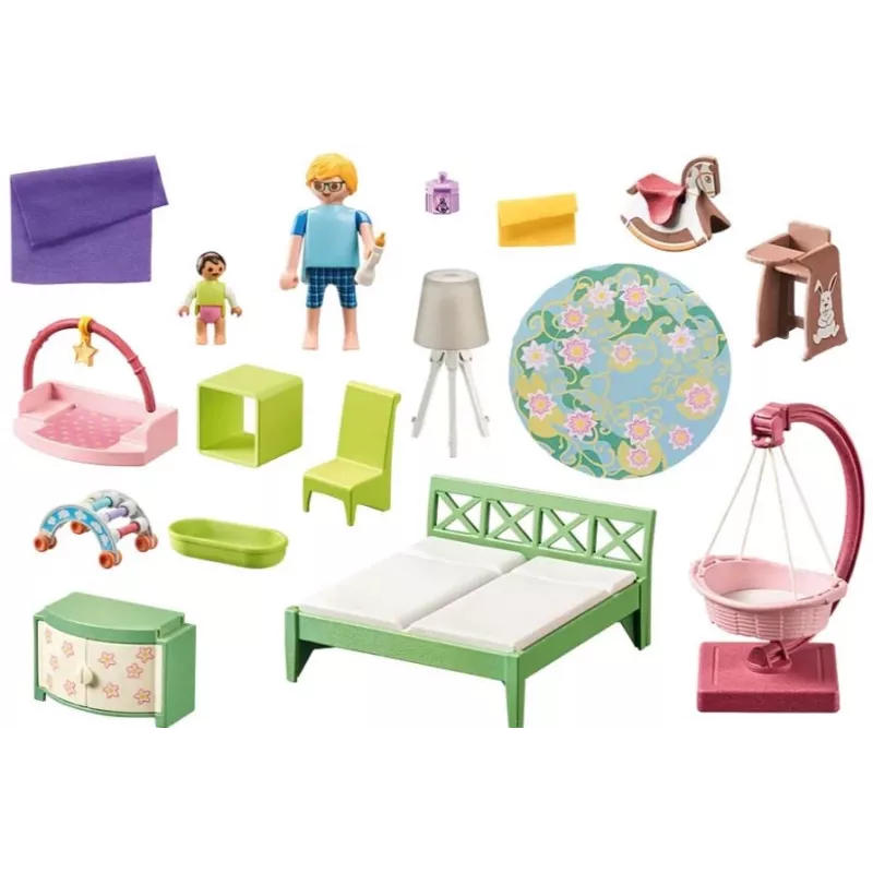 Figures set My Life 71609 Sleeping room with baby play corner