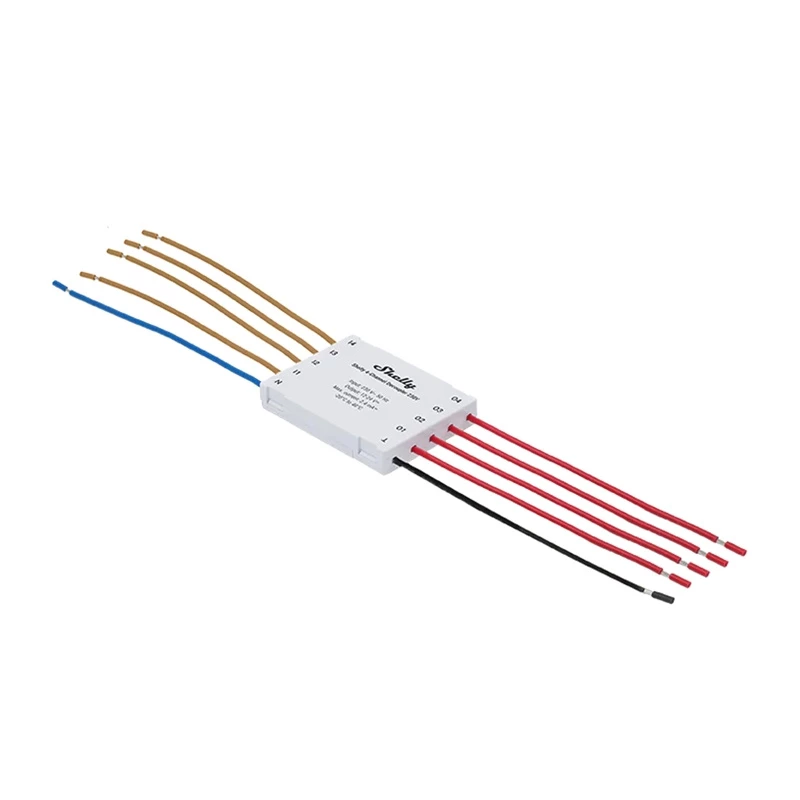 4-channel decoupler Shelly Shelly_4CD 230V — DIN-mount relay interface for four circuits