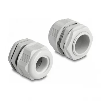 DeLOCK EX Cable Gland M32 grey 2 pieces Polyamide