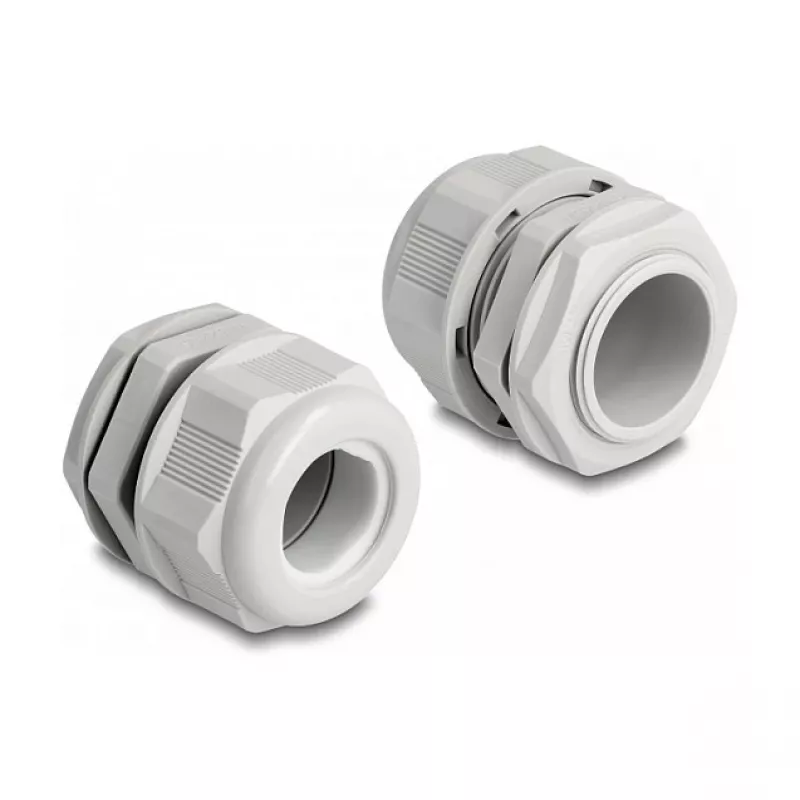 DeLOCK EX Cable Gland M32 grey 2 pieces Polyamide