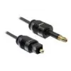 Toslink audio cable DeLOCK 82876 2m Mini-TOSLINK Black