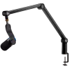 LOGITECH Yeticaster GX Dynamic RGB Gaming Mic with LIGHTSYNC and Premium Desktop Microphone Boom Arm - BLACK
