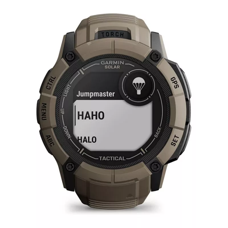 Garmin Instinct 2X Solar Tactical Edition 2.79 cm (1.1) MIP 50 mm Digital 176 x 176 pixels Touchscreen Green GPS (satellite)