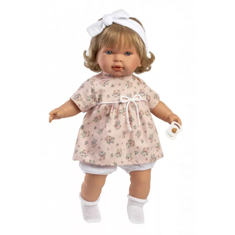Doll Llorens Carla 42 cm — crying doll with realistic features and soft body