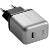 Mobile device charger Satechi ST-UC30WCM-EU — Universal indoor AC charger with 1× USB-C, Black/Silver