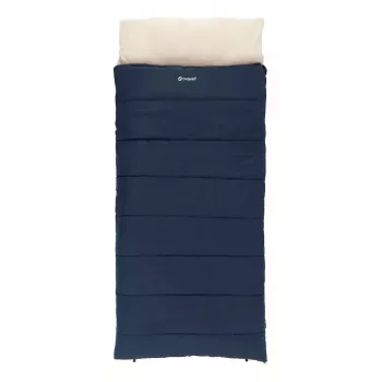 Sleeping bag Outwell Contour Lux XL — rectangular adult, polyester, 2200×1050 mm, for users up to 190 cm, blue
