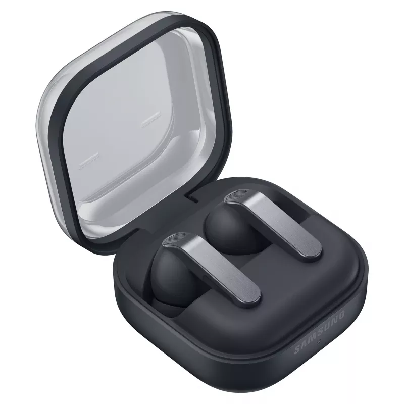 Samsung Galaxy Buds4 Pro SM-R640, Black Adaptive ANC, Bis zu 7 Stunden Wiedergabezeit, 2-Wege-Lautsprecher, Modernes Design mit hochwertigen Metallakz