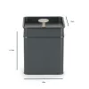 Plastic Airtight Canister Set Salter BW124591EU7, 3-piece, food storage containers