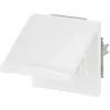 Wall-mounted Schuko socket insert with hinged cover, busch jaeger 20EUGK-34-101, flush-mounted, all-weather, alpine white