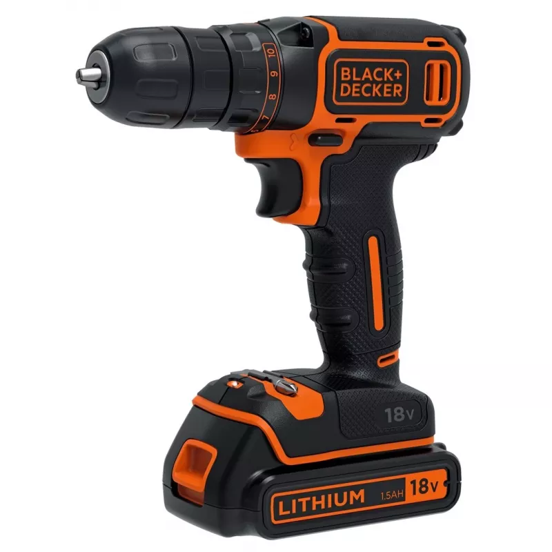 Black & Decker BDCDC18K-QW drill black, O